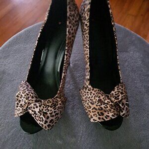 Leopard Pattern Heels